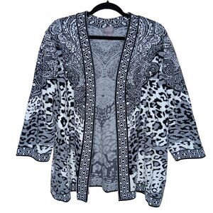 Chico's Open Cardigan Cotton Blend NWT